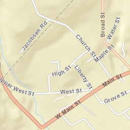 Morris New York Street Map