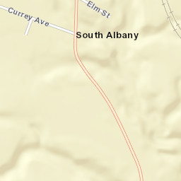 South Albany New York Street Map
