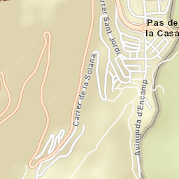 Pas de la Casa Street Map