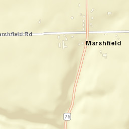 Marshfield New York Street Map