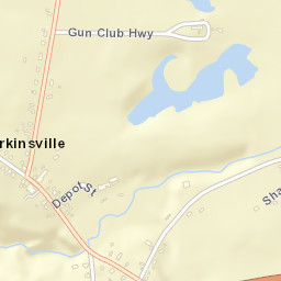 Perkinsville New York Street Map