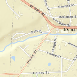Trumansburg New York Street Map