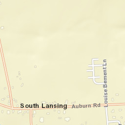 South Lansing New York Street Map
