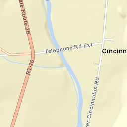 Cincinnatus New York Street Map