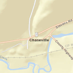 Chaseville New York Street Map