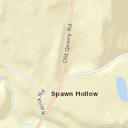 Spawn Hollow New York Street Map