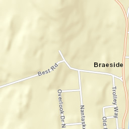 Braeside New York Street Map