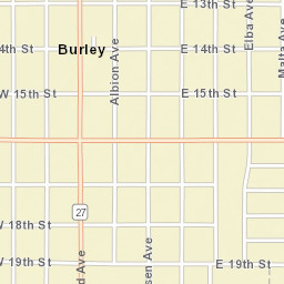 1320-1328 Overland Ave, Burley, ID 83318 Street Map