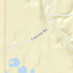 Concord New York Street Map