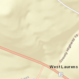 West Laurens New York Street Map