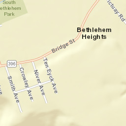 Bethlehem Heights New York Street Map