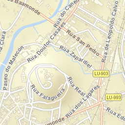 Monforte de Lemos Street Map