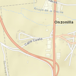 Onzonilla Street Map