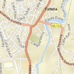 Tafalla Street Map