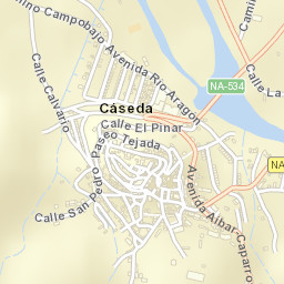 Cáseda Street Map
