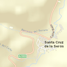 Santa Cruz de la Serós Street Map