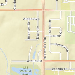 1902-1924 West 12th Street, Cedar Falls, IA Street Map