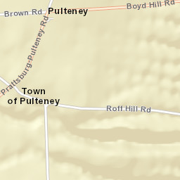 Pulteney New York Street Map