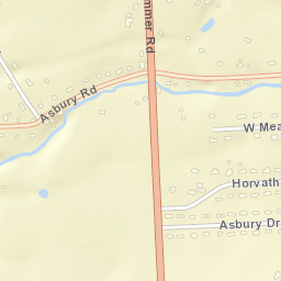 Asbury New York Street Map