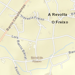 Ribadumia Street Map