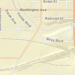 501-523 Railroad Street, Iowa Falls, IA  Street Map