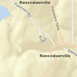 Rensselaerville New York Street Map