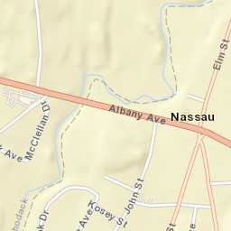 Nassau New York Street Map