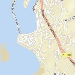 Cambados Street Map