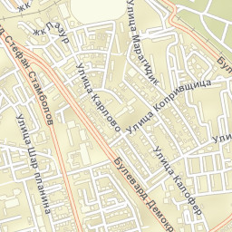 Burgas Street Map
