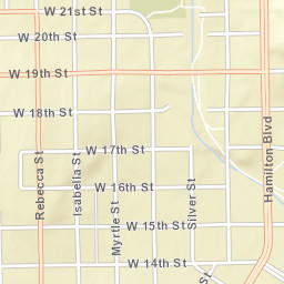 1600-1668 Hamilton Boulevard, Sioux City Street Map