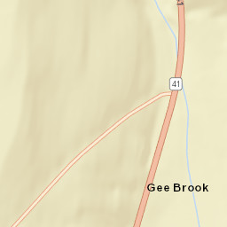 Gee Brook New York Street Map