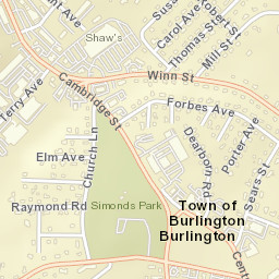 Burlington Street Map