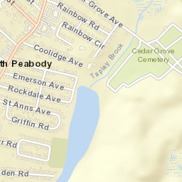 South Peabody Street Map