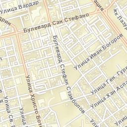 Obshtina Burgas Street Map