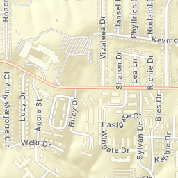 3621-3633 Pennsylvania Avenue, Dubuque Street Map