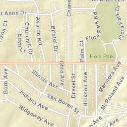 1725-1735 Bristol Dr Dubuque IA Street Map