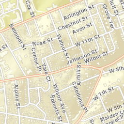 1001-1055 Martha St Dubuque IA Street Map