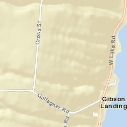 Gibson Landing New York Street Map