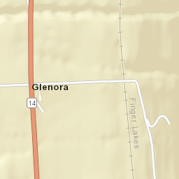 Glenora New York Street Map