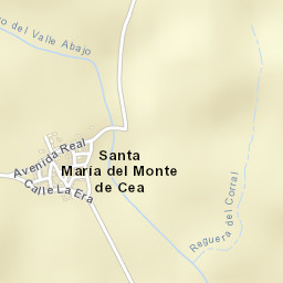 Santa María del Monte de Cea Street Map