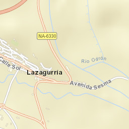 Lazagurría Street Map
