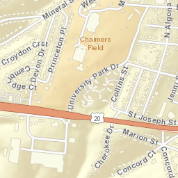 2299 Bennett Street, University of Dubuque Street Map