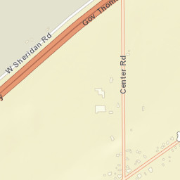 Sheridan New York Street Map