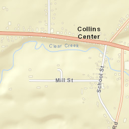 Collins Center New York Street Map