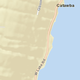 Catawba New York Street Map