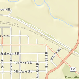 225 11th Street Southeast, Dyersville, IA Street Map