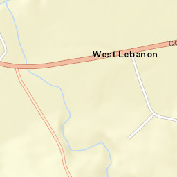 West Lebanon New York Street Map