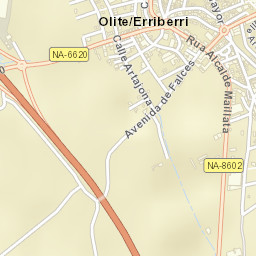 Olite Street Map
