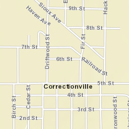 610 Hackberry Street, Correctionville, IA Street Map