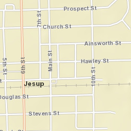 1050-1098 6th Street, Jesup, IA 50648 Street Map